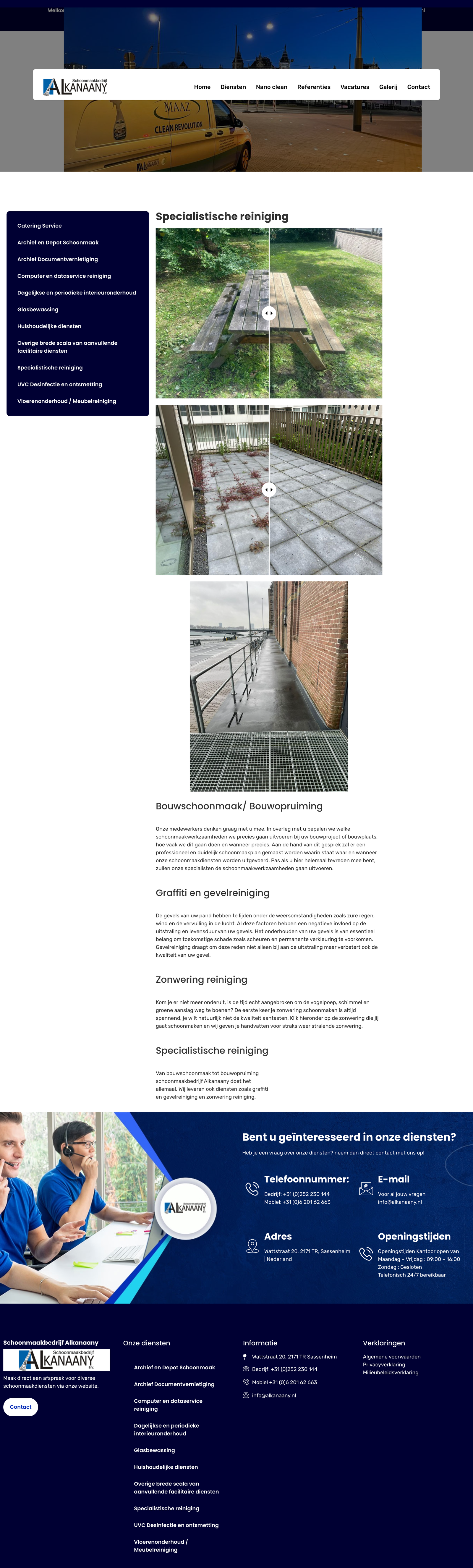 Specialistische reiniging