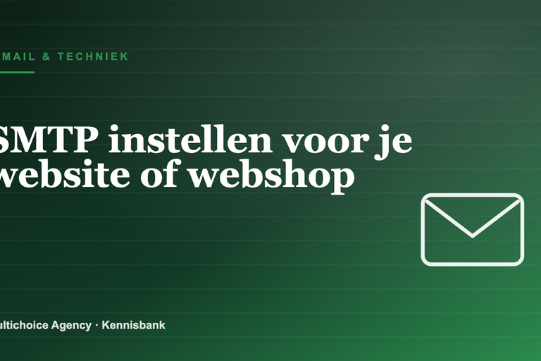 SMTP instellen — hero