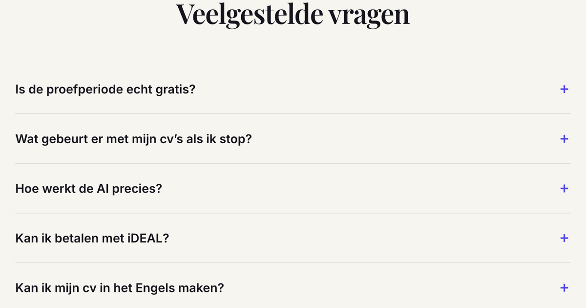 Veelgestelde vragen