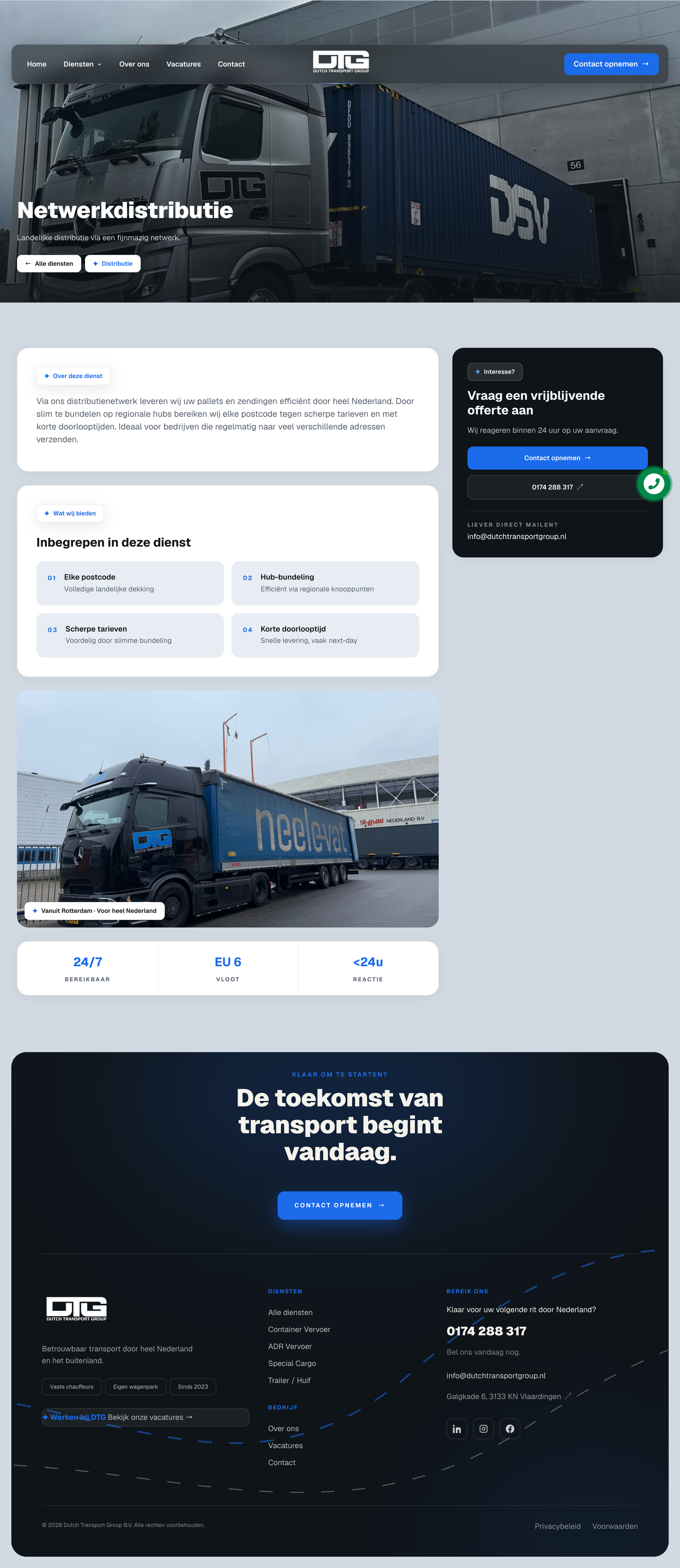 Netwerkdistributie — landelijke dekking
