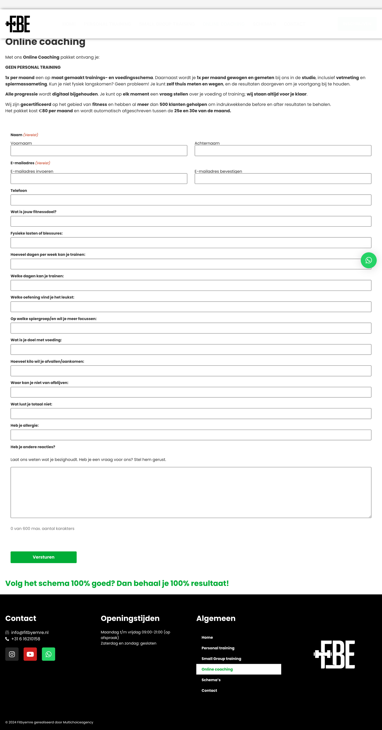 Online coaching
