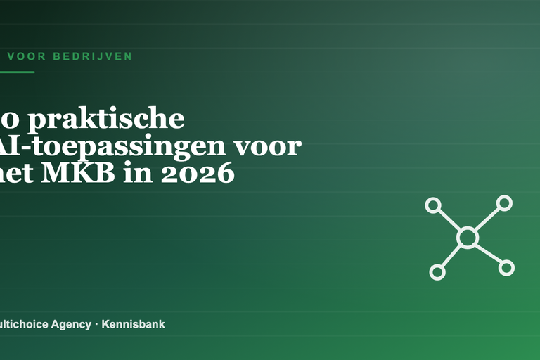 10 praktische AI-toepassingen voor het MKB in 2026