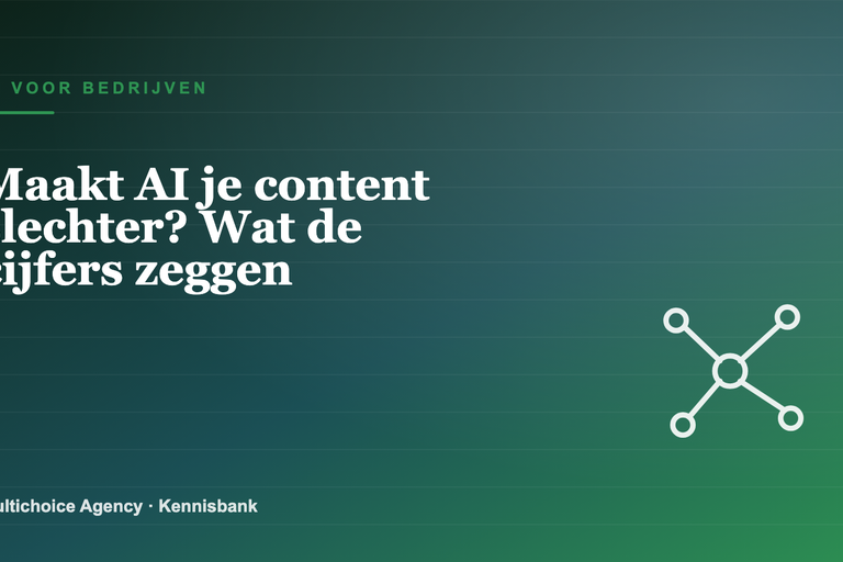 Maakt AI je content slechter? Wat de cijfers zeggen