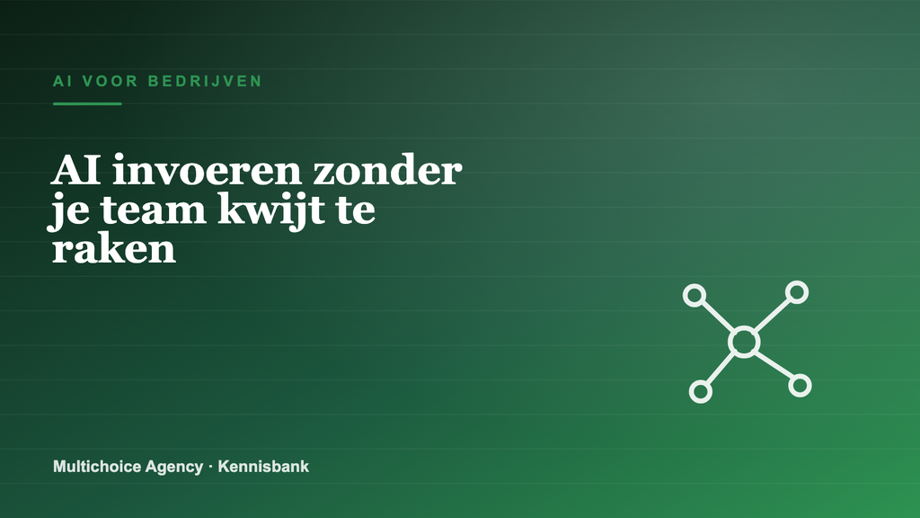 AI invoeren zonder je team kwijt te raken