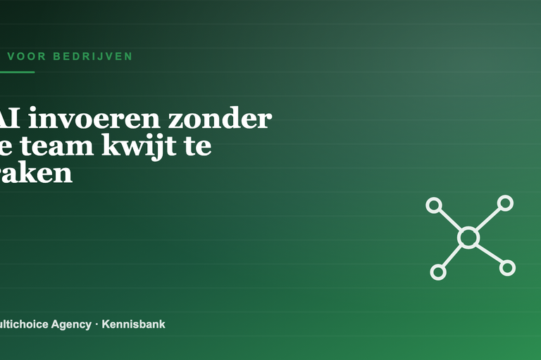 AI invoeren zonder je team kwijt te raken