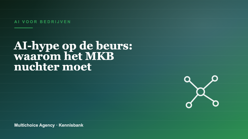 AI-hype op de beurs: waarom het MKB nuchter moet investeren