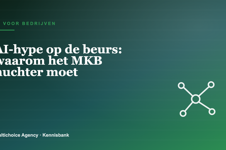 AI-hype op de beurs: waarom het MKB nuchter moet investeren