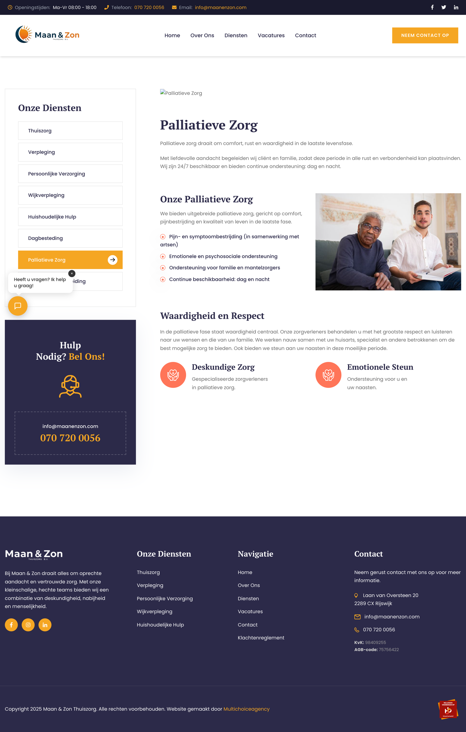 Palliatieve zorg