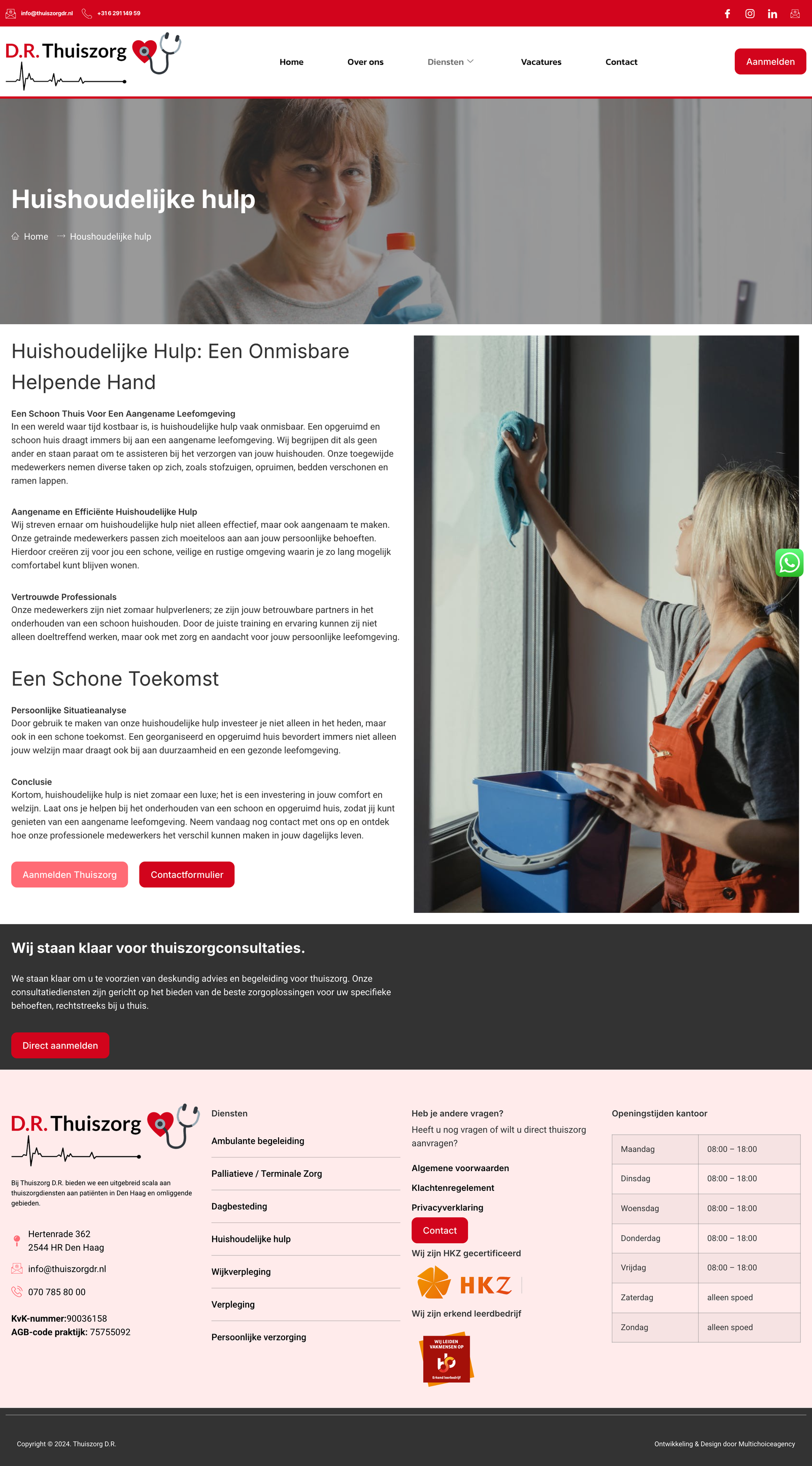 Huishoudelijke hulp