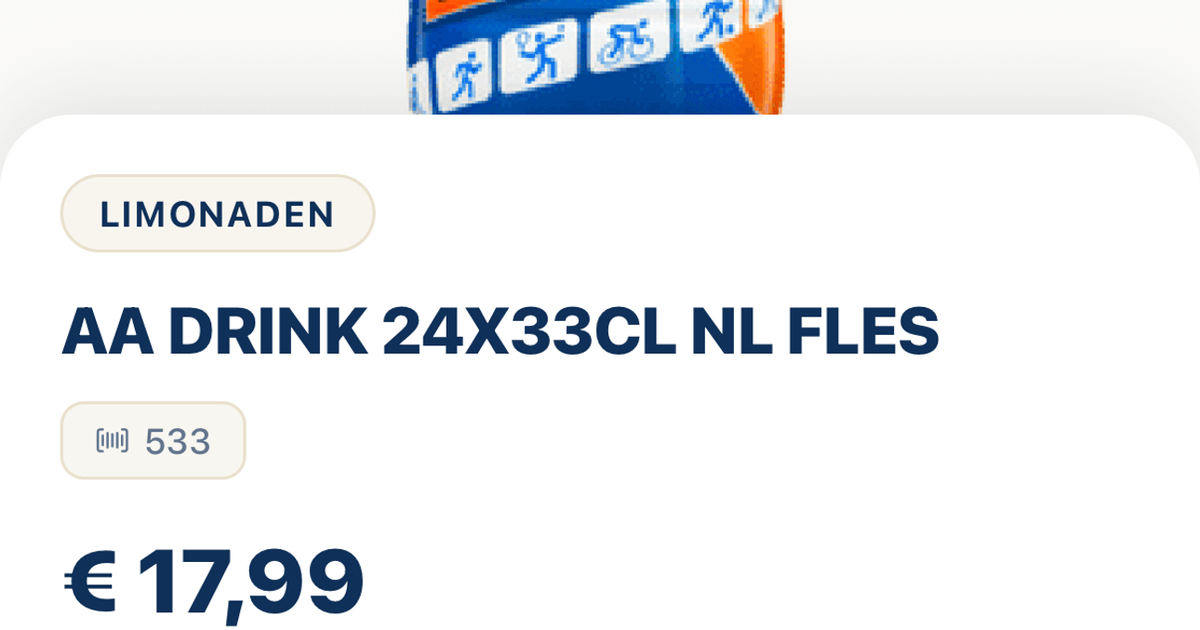 XL Groothandel app — iPhone